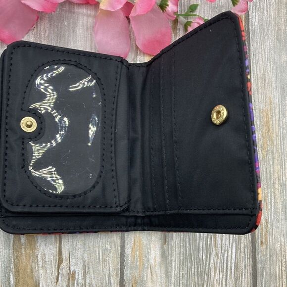 Women’s Sharon Small TwoFold Floral Print Wallet Bag Purse - Picture 3 of 4